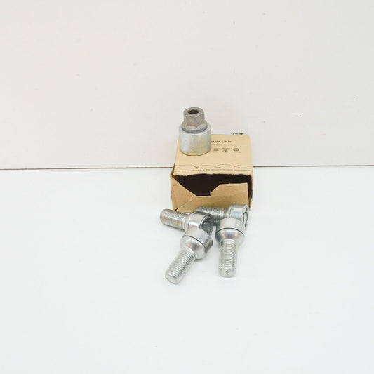 NEW VW T-ROC ANTI-THEFT WHEEL BOLT WITH ADAPTER WHT001814 ORIGINAL