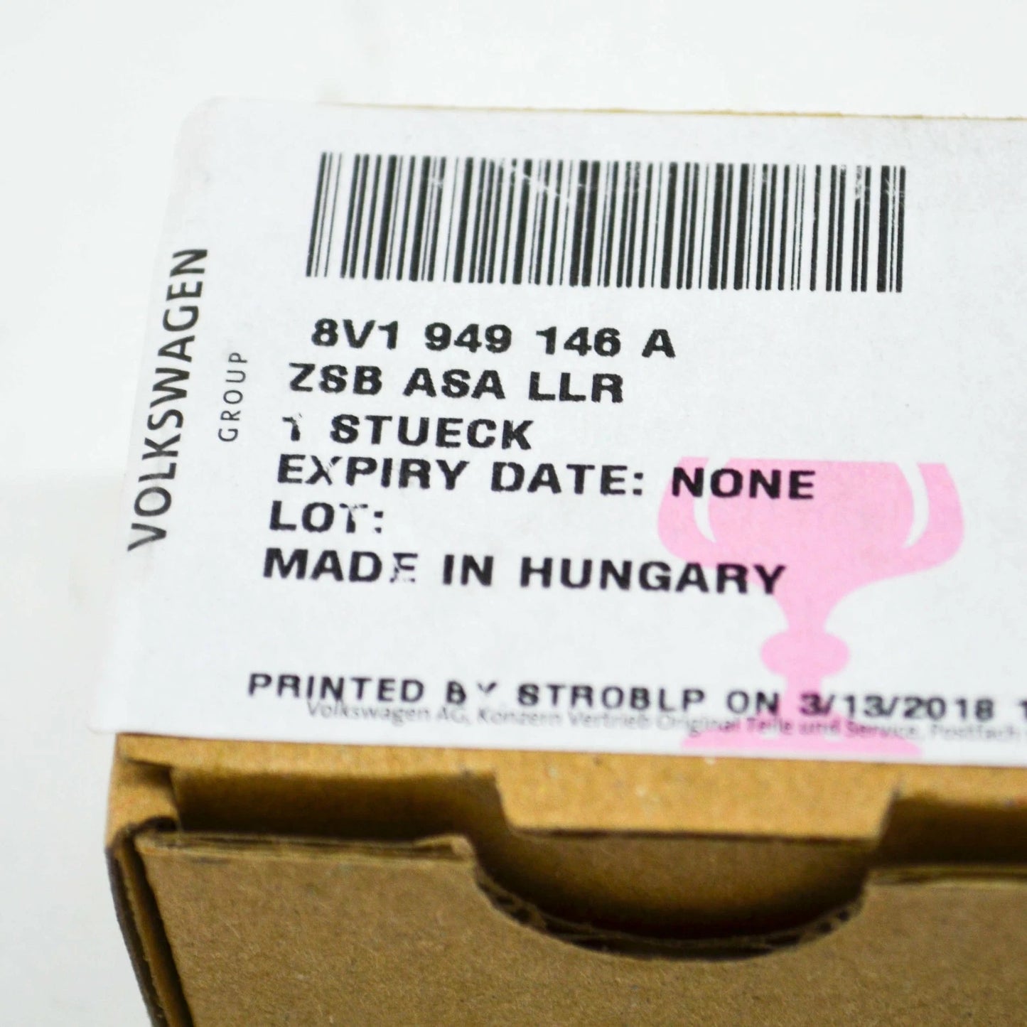 NEW AUDI A3 8V RIGHT MIRROR LANE DEPARTURE WARNING SENSOR LHD 8V1949146A