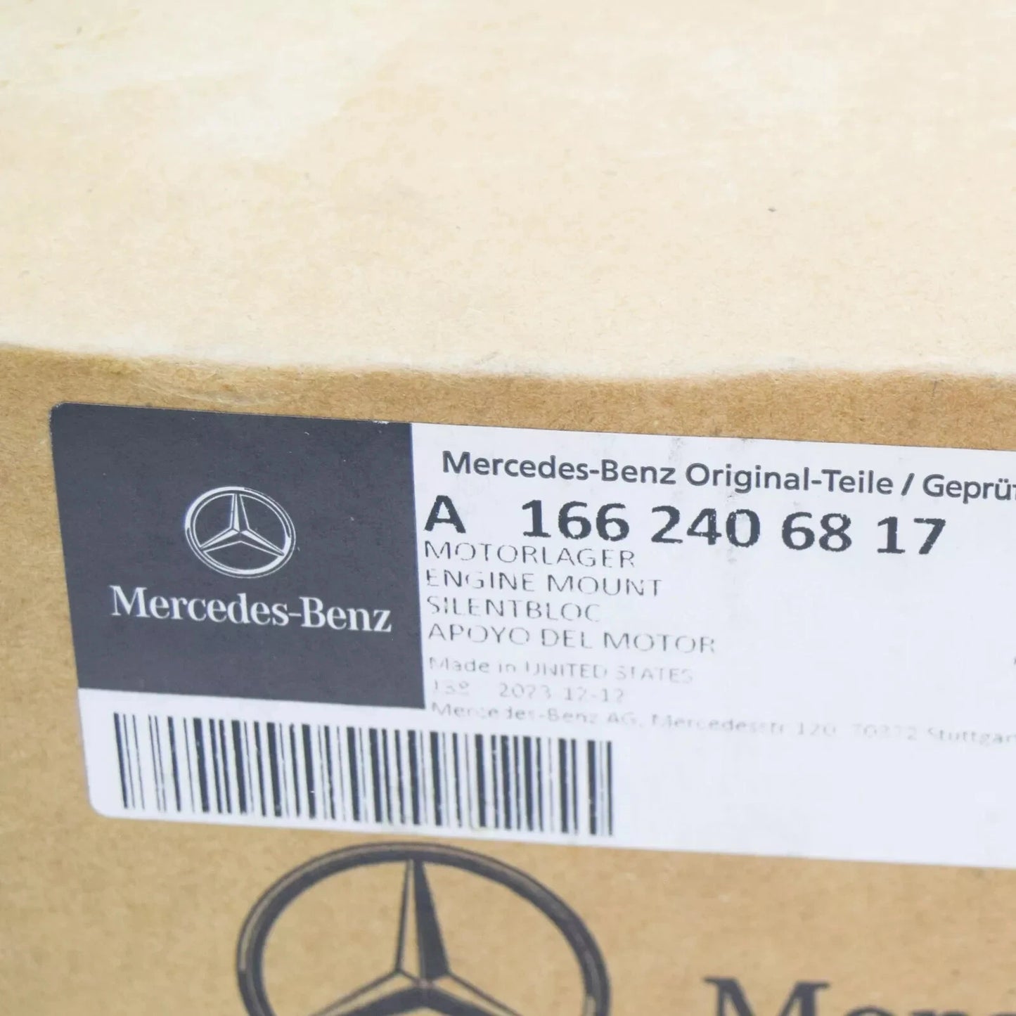 NEW MERCEDES-BENZ GL 350 ML 350 LEFT SIDE ENGINE MOUNT A1662406817