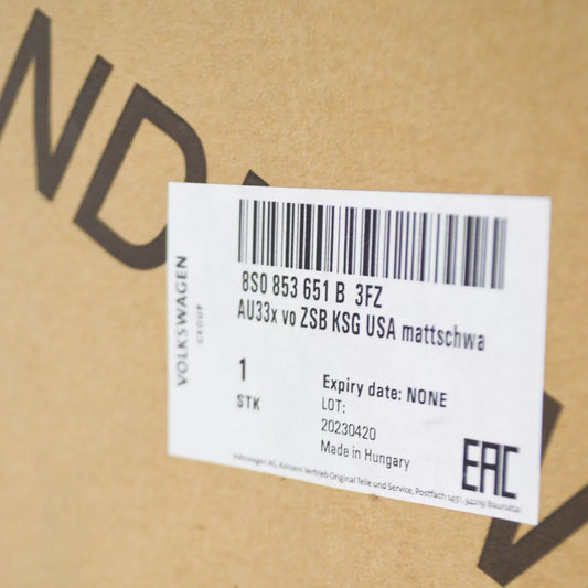 NEW AUDI TT FV FRONT RADIATOR GRILLE 8S0853651B 3FZ 8S0853651B3FZ ORIGINAL