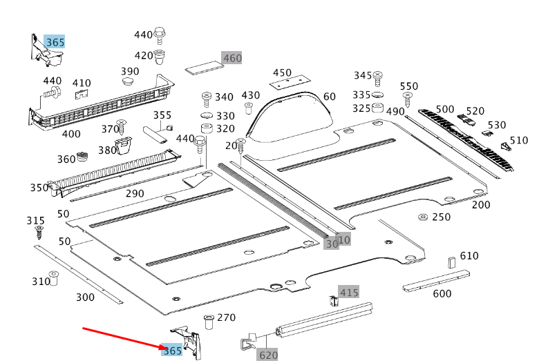 NEW MB SPRINTER W906 RIGHT SLIDING DOOR ENTRANCE COVER A90668610077J69 ORIGINAL