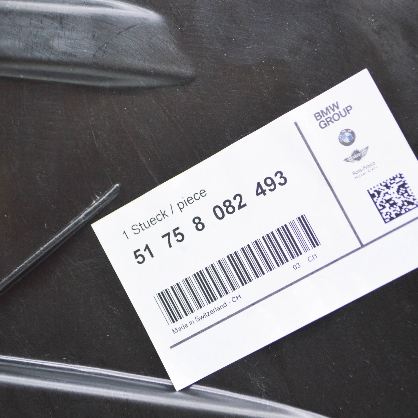 NEW BMW 4 G22 G82 FRONT LEFT LOWER FENDER LINER EXTENSION 51758082493 ORIGINAL