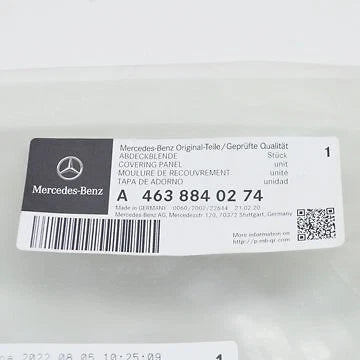NEW MB G W463 FRONT RIGHT LIGHTING UNIT COVER MOLDING A4638840274 ORIGINAL