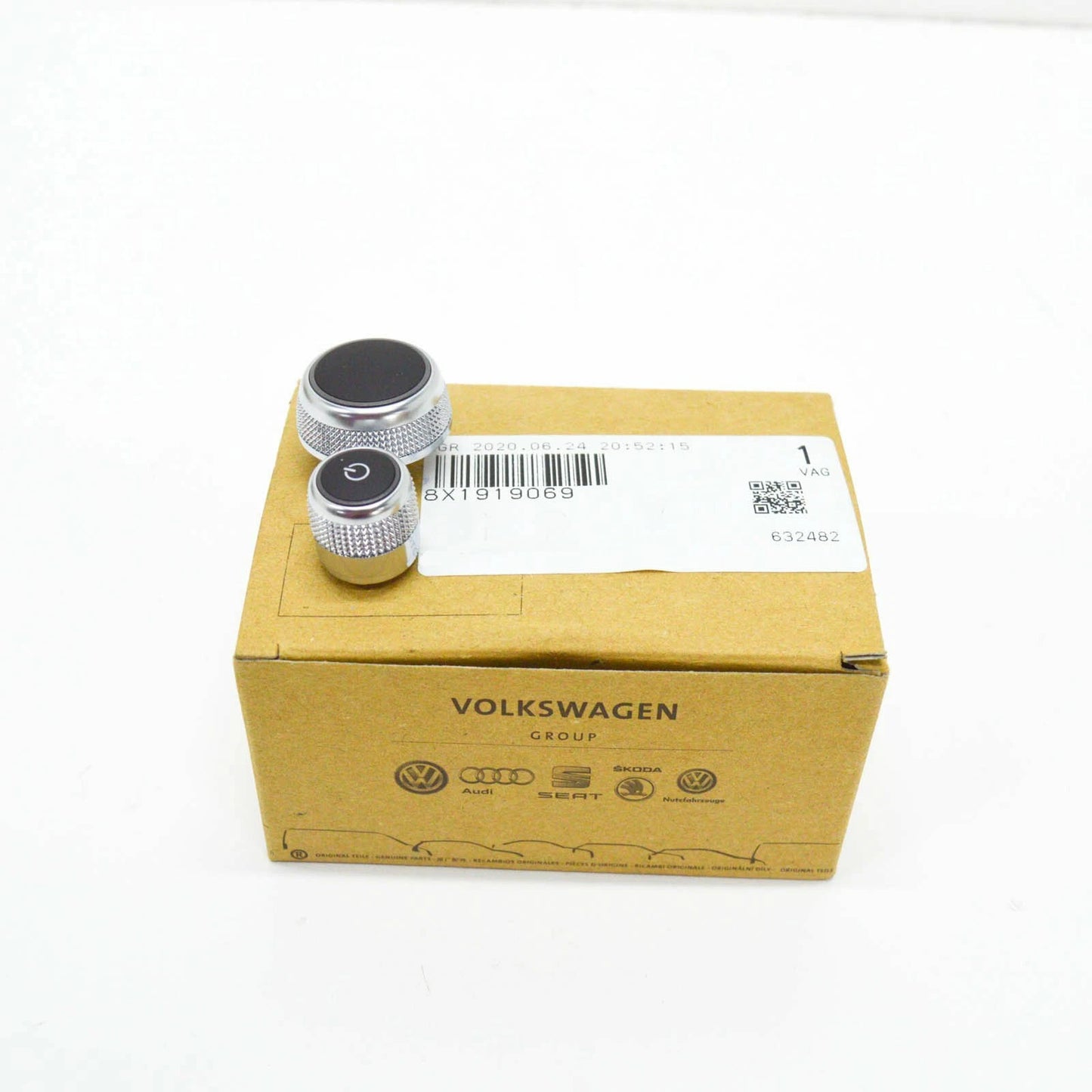 NEW AUDI A1 8X NAVIGATION MENU ROTARY KNOB SET 8X1919069