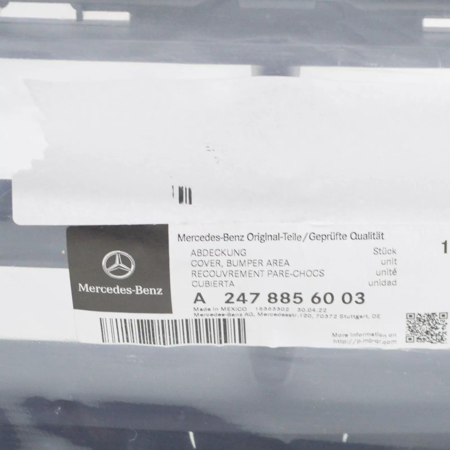 NEW MERCEDES-BENZ GLB X247 FRONT BUMPER LOWER GRILLE COVER A2478856003