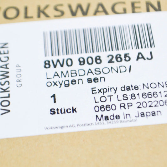 NEW AUDI A4 AVANT B9 REAR LAMBDA OXYGEN SENSOR 8W0906265AJ ORIGINAL