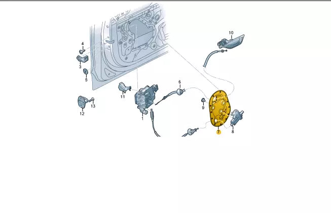 NEW AUDI Q8 RSQ8 4MN FRONT LEFT DOOR PANEL INNER COVER 4M8837103