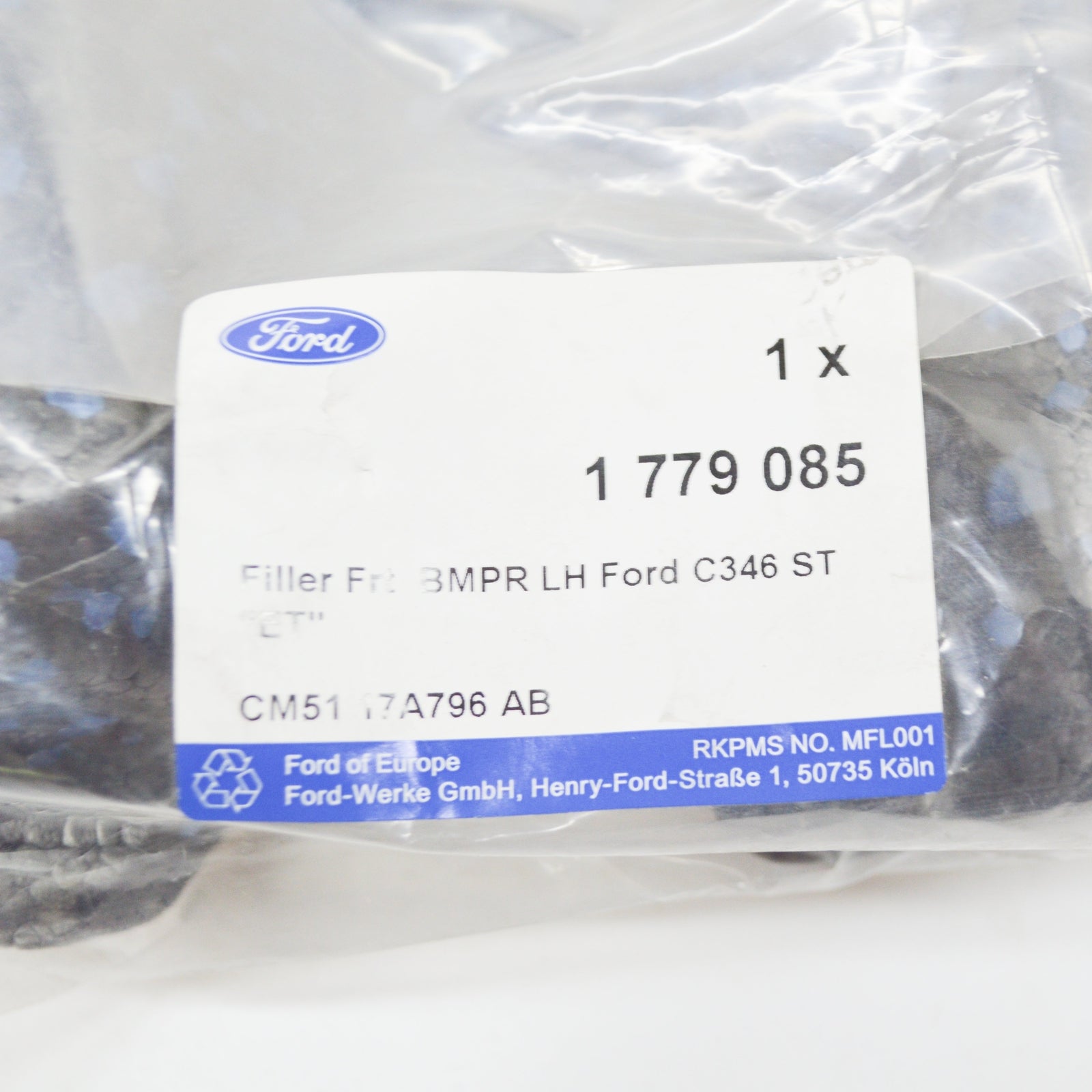 new ford focus mk3 c346 front bumper left filler 1779085 cm51-17a796-ab original