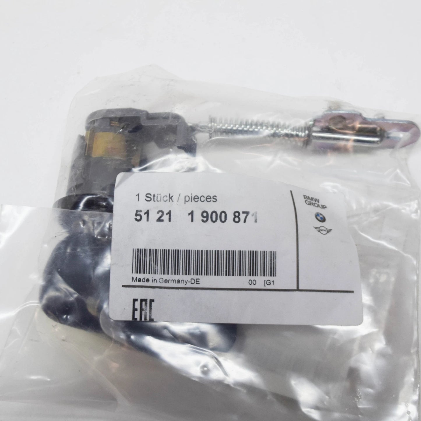 NEW BMW 5 E28 FRONT LEFT DOOR LOCK CATCH WITH KEY 51211900871 1900871 ORIGINAL