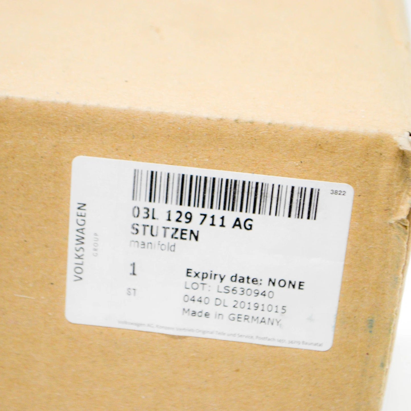 NEW AUDI Q5 8R INTAKE MANIFOLD 03L129711AG ORIGINAL