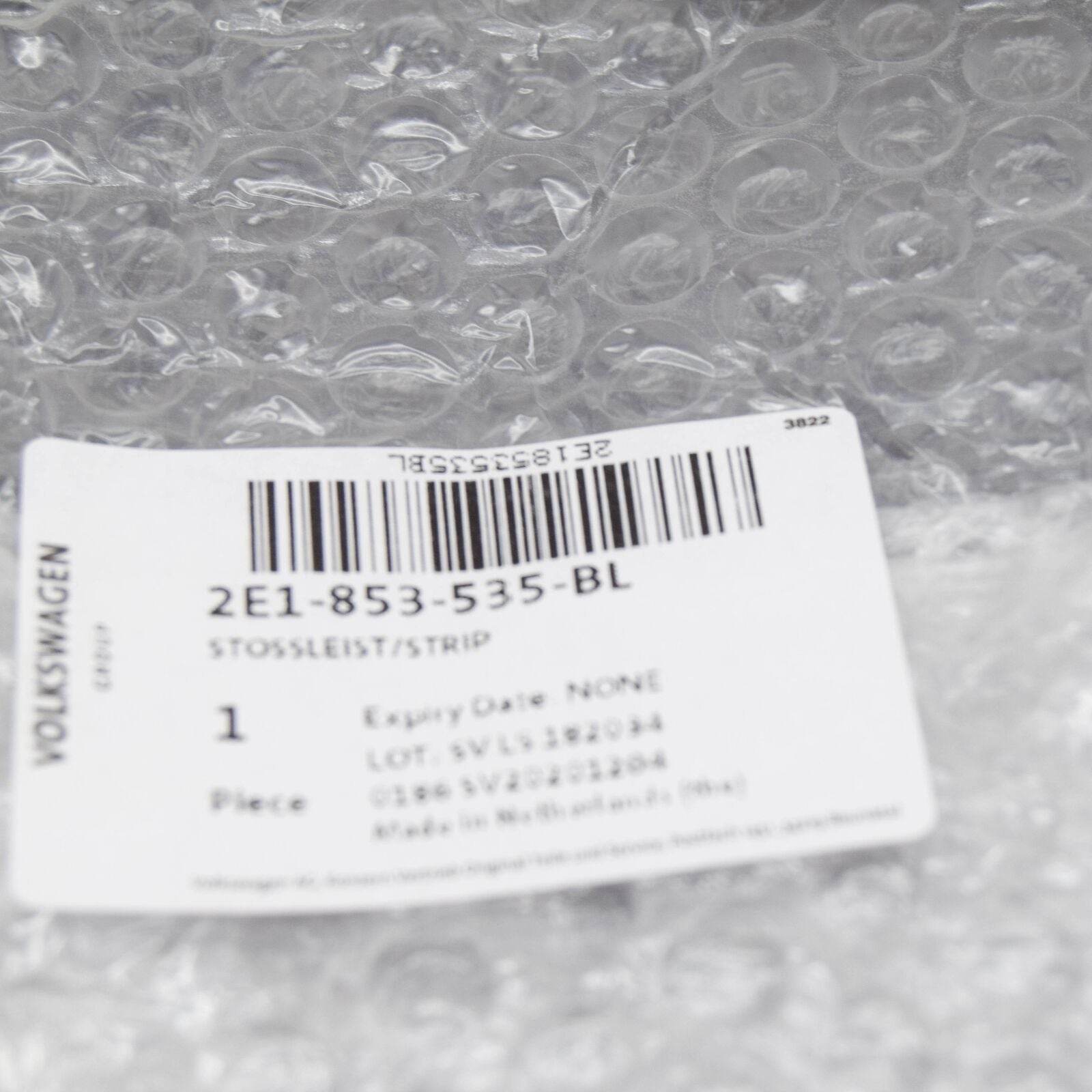NEW VOLKSWAGEN CRAFTER 2F MK1 LEFT SIDE PROTECTIVE STRIP 2E1853535BL ORIGINAL