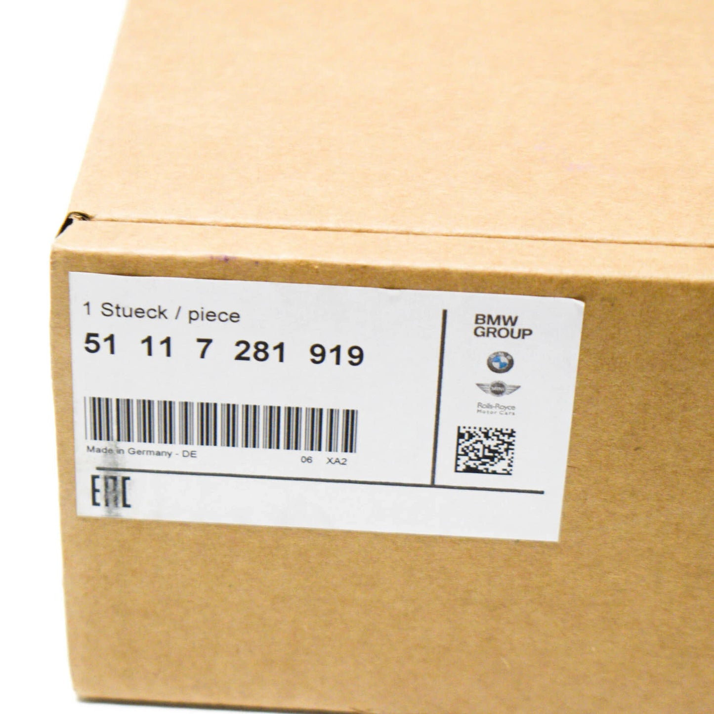 NEW BMW 3 F30 FRONT LEFT BUMPER FOG LIGHT GRILLE 51117281919 ORIGINAL