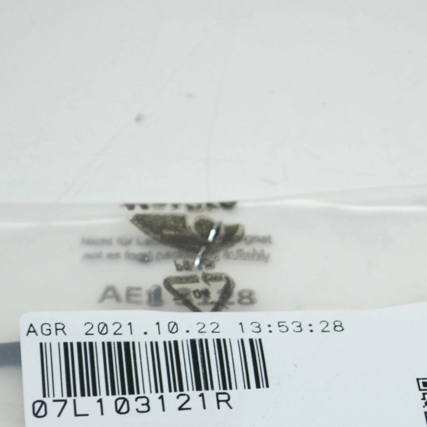 NEW AUDI R8 42 REAR RIGHT ENGINE COOLANT BYPASS HOSE SEAL 07L103121R ORIGINAL