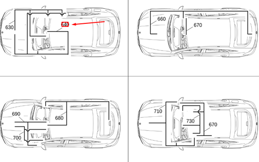 new mercedes-benz gle w167 sound system wiring harness a1675405422 original