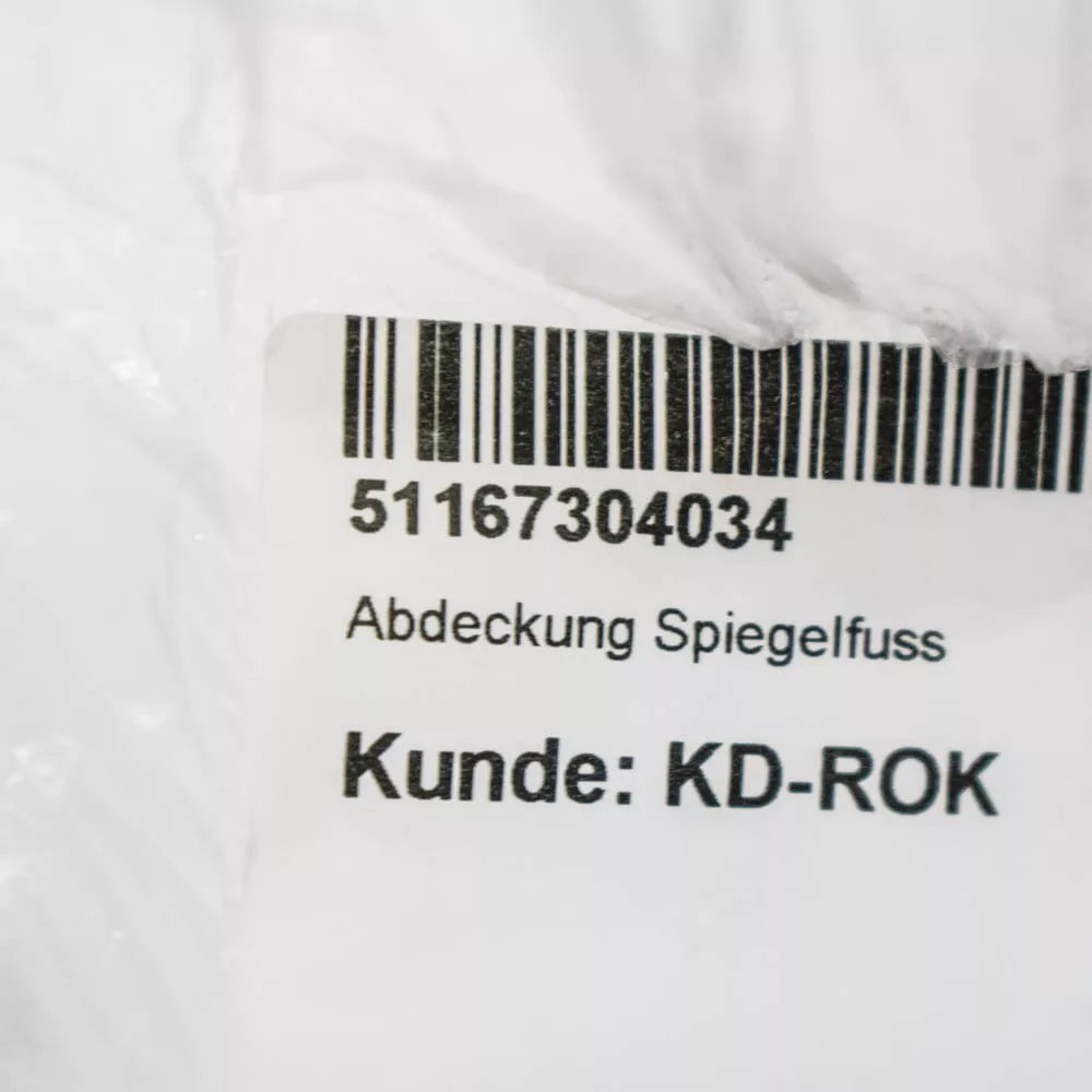 NEW BMW I3 FRONT RIGHT DOOR MIRROR BASE COVER 51167304034 ORIGINAL