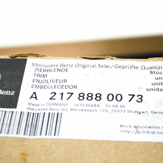 NEW MERCEDES-BENZ S COUPE C217 FRONT RADIATOR GRILLE TRIM A2178880073