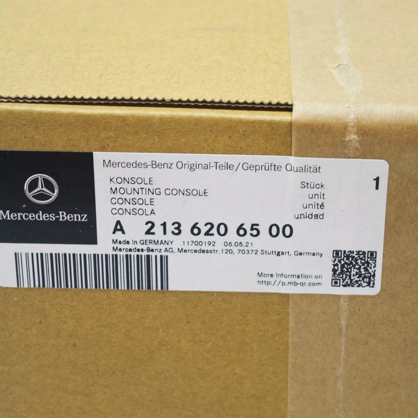 NEW MB E W213 FRONT RIGHT RADIATOR SLAM PANEL HOLDER A2136206500 ORIGINAL