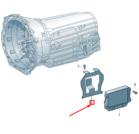 NEW VOLKSWAGEN CRAFTER 2F MK1 CONTROL UNIT BRACKET 2E0937540F ORIGINAL