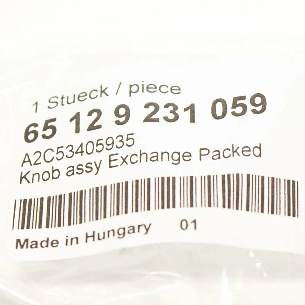 NEW BMW X1 E84 SOUND SYSTEM RADIO KNOB 65129231059 9231059 ORIGINAL