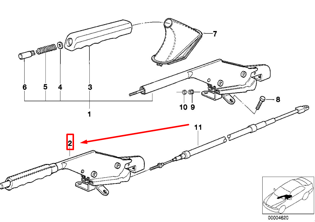 new bmw 3 compact e36 maple wood handbrake lever 7893079 34417893079 original