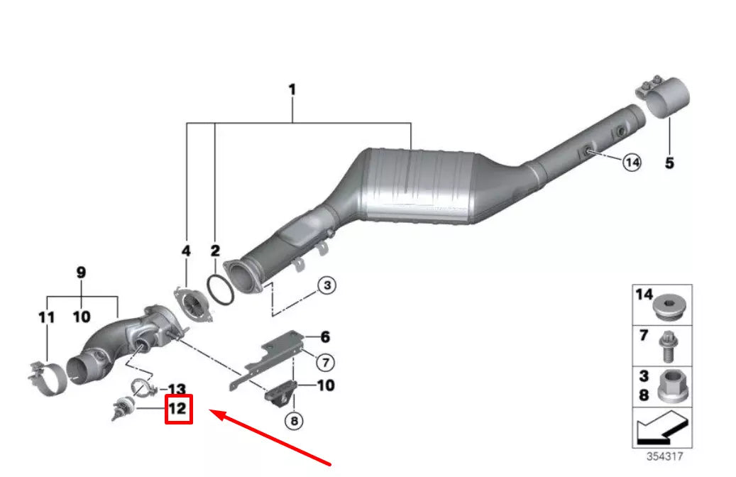 NEW BMW X5 F15, F85 SCR METERING VALVE 18308514448 8514448 ORIGINAL