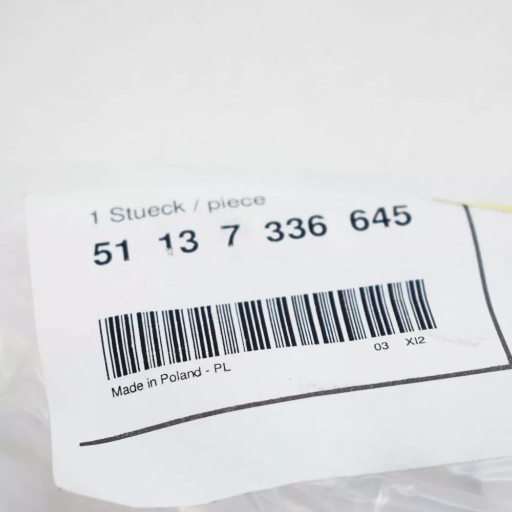 NEW BMW F10 EXTERIOR FRONT FENDER TRIM CHROMED LEFT 51137336645 7336645 ORIGINAL