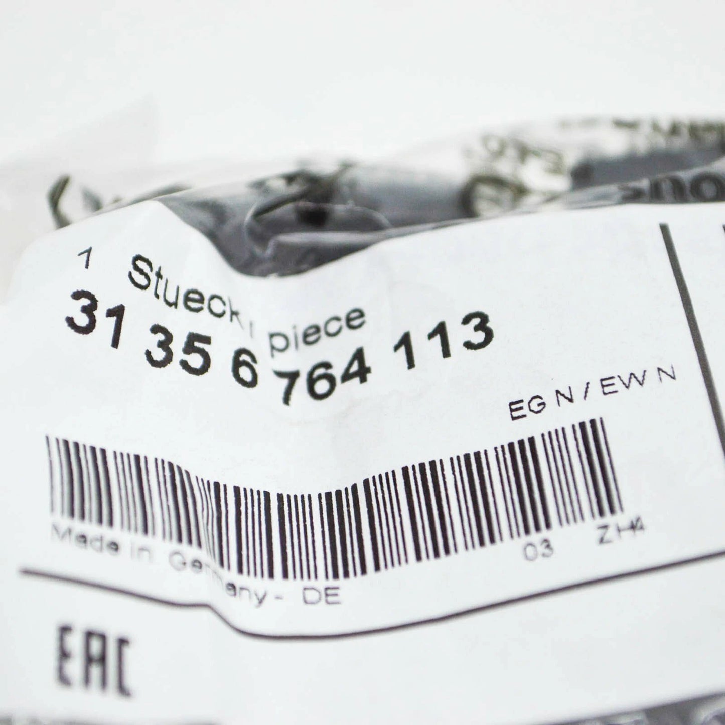 NEW BMW 5 E60 FRONT ANTI ROLL SWAY BAR BUSHING MOUNTING 31356764113 ORIGINAL