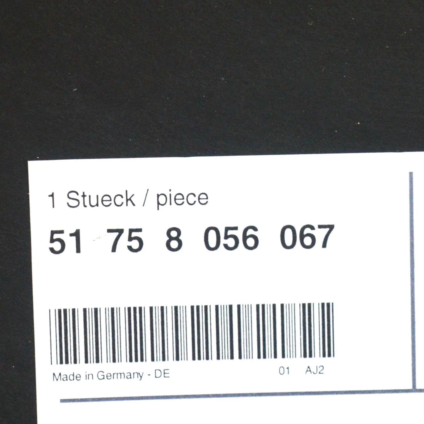 NEW BMW 6 F12 BOTTOM COVER LEFT 51758056067 8056067 ORIGINAL