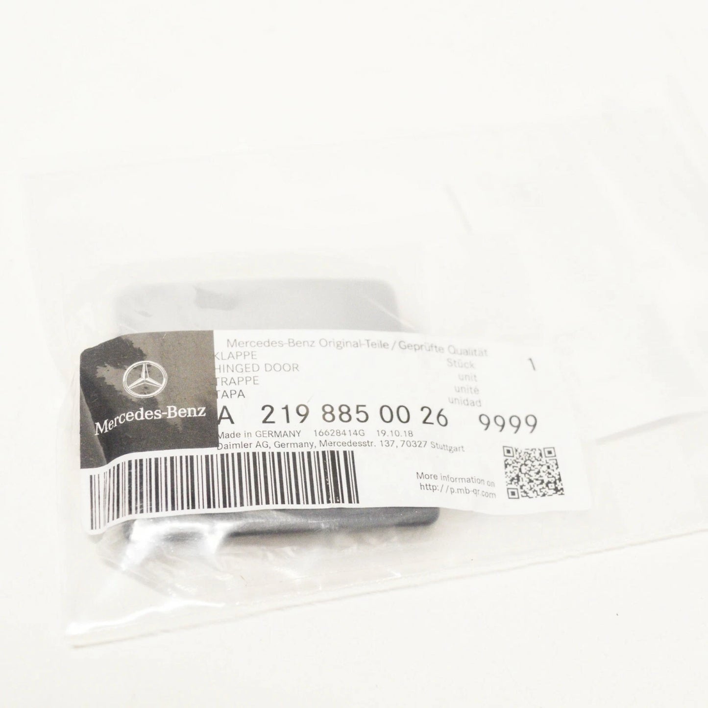 NEW MERCEDES W219 AMG FRONT TOW HOOK EYE COVER PRIMED A21988500269999