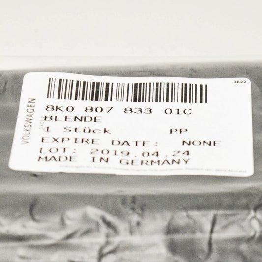 NEW AUDI A4 B8 S-LINE REAR BUMPER DIFFUSER MOLDING 8K080783301C 2011