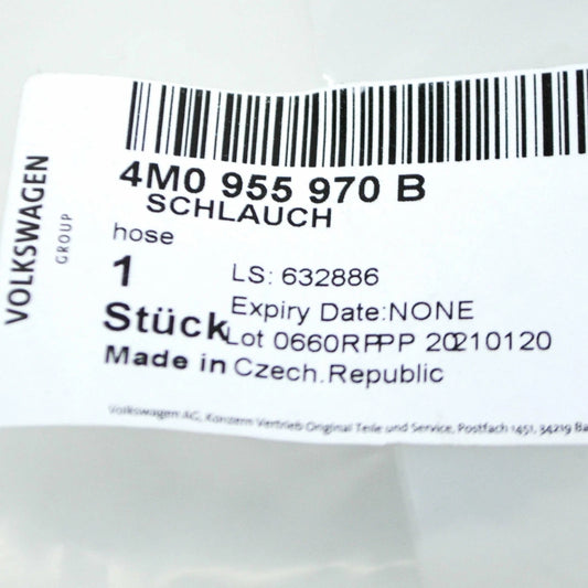 NEW AUDI Q7 4M HEADLIGHT WASHER SYSTEM HOSE 4M0955970B