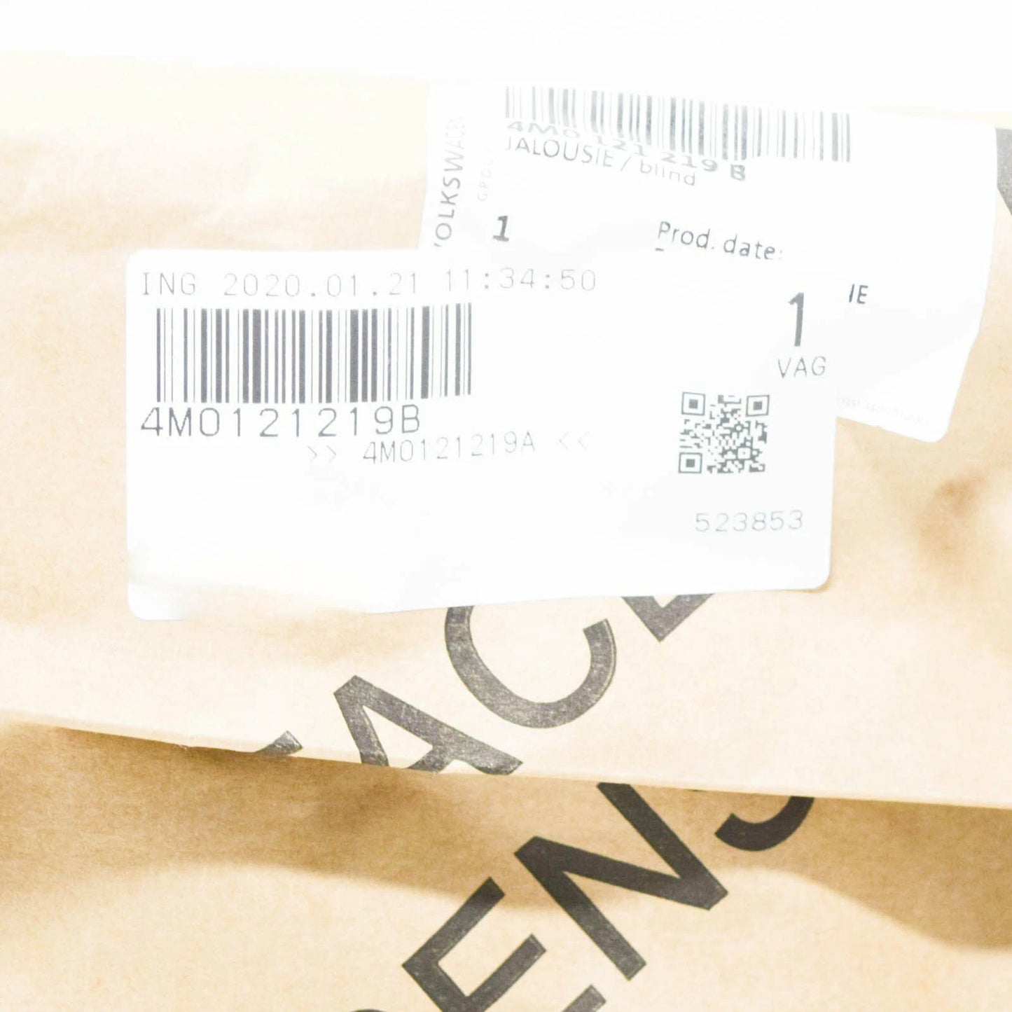 NEW AUDI Q7 4M FRONT BUMPER RADIATOR GRILLE SHUTTER ASSEMBLY 4M0121219B