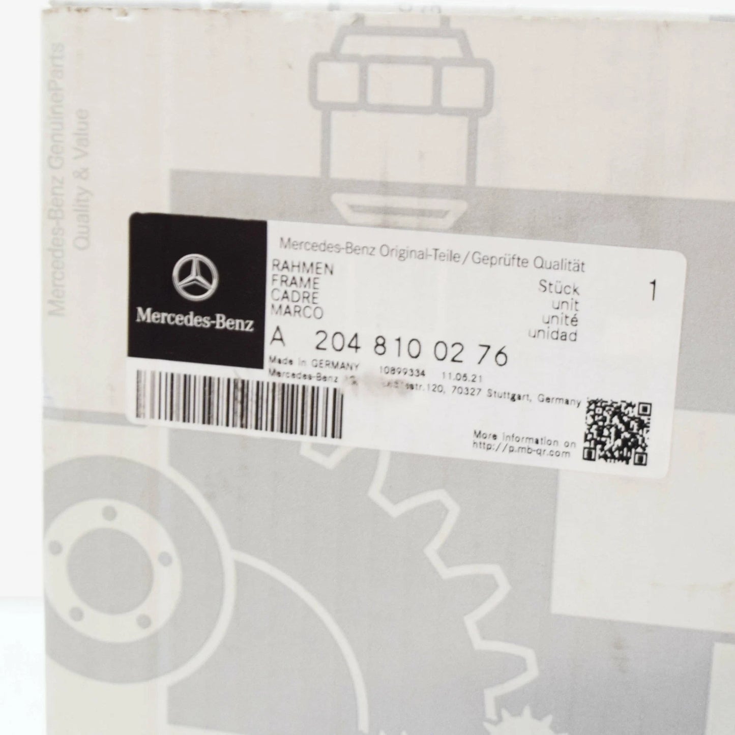 NEW MERCEDES-BENZ C W204 FRONT RIGHT DOOR MIRROR FRAME A2048100276