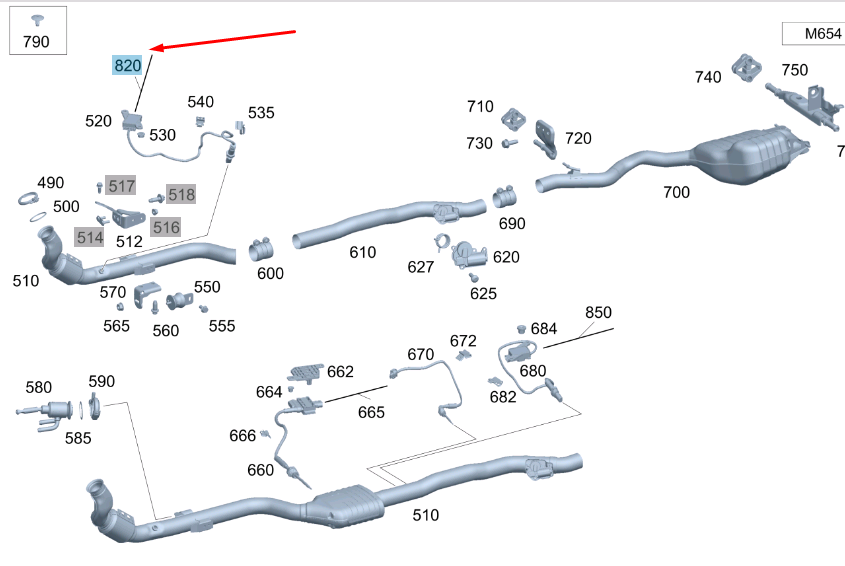 NEW MERCEDES-BENZ E W213 ADAPTER NOX SENSOR WIRING HARNESS A2135408107 ORIGINAL
