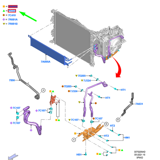 new ford kuga mk3 transmission valve service kit 2311937 ktjx6p-7h322-aa