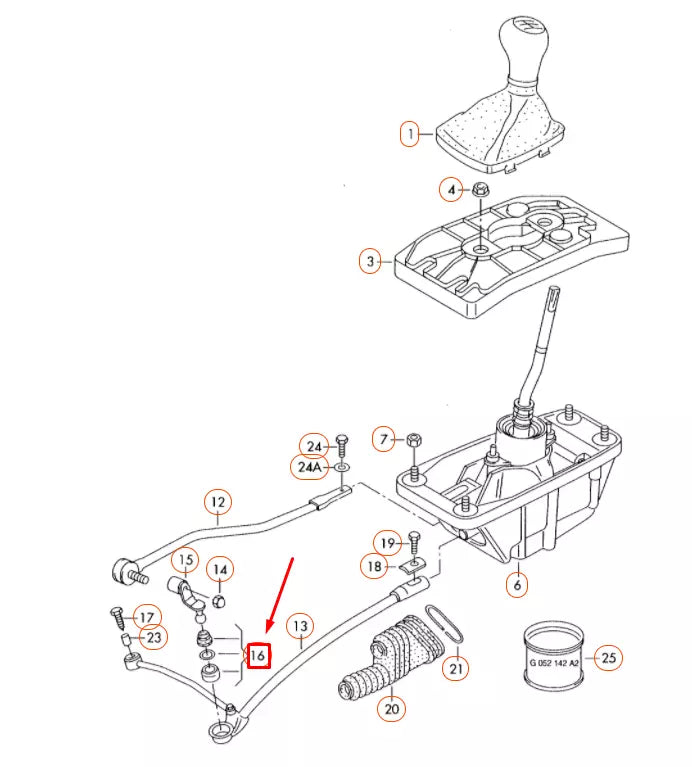 NEW AUDI A4 B7 FRONT SHIFTER MECHANISM REPAIR KIT 8E0798151C