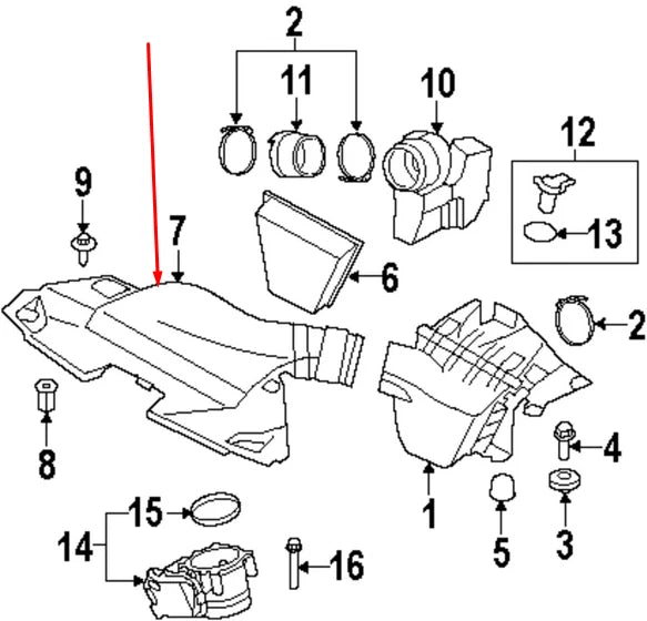 NEW BMW Z4 E89 AIR INTAKE SUCTION DUCT 13717582909 7582909 2011 ORIGINAL