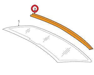 NEW VOLKSWAGEN PASSAT CC MK1 REAR WINDOW LOWER TRIM PIECE 3C8853465A041 ORIGINAL