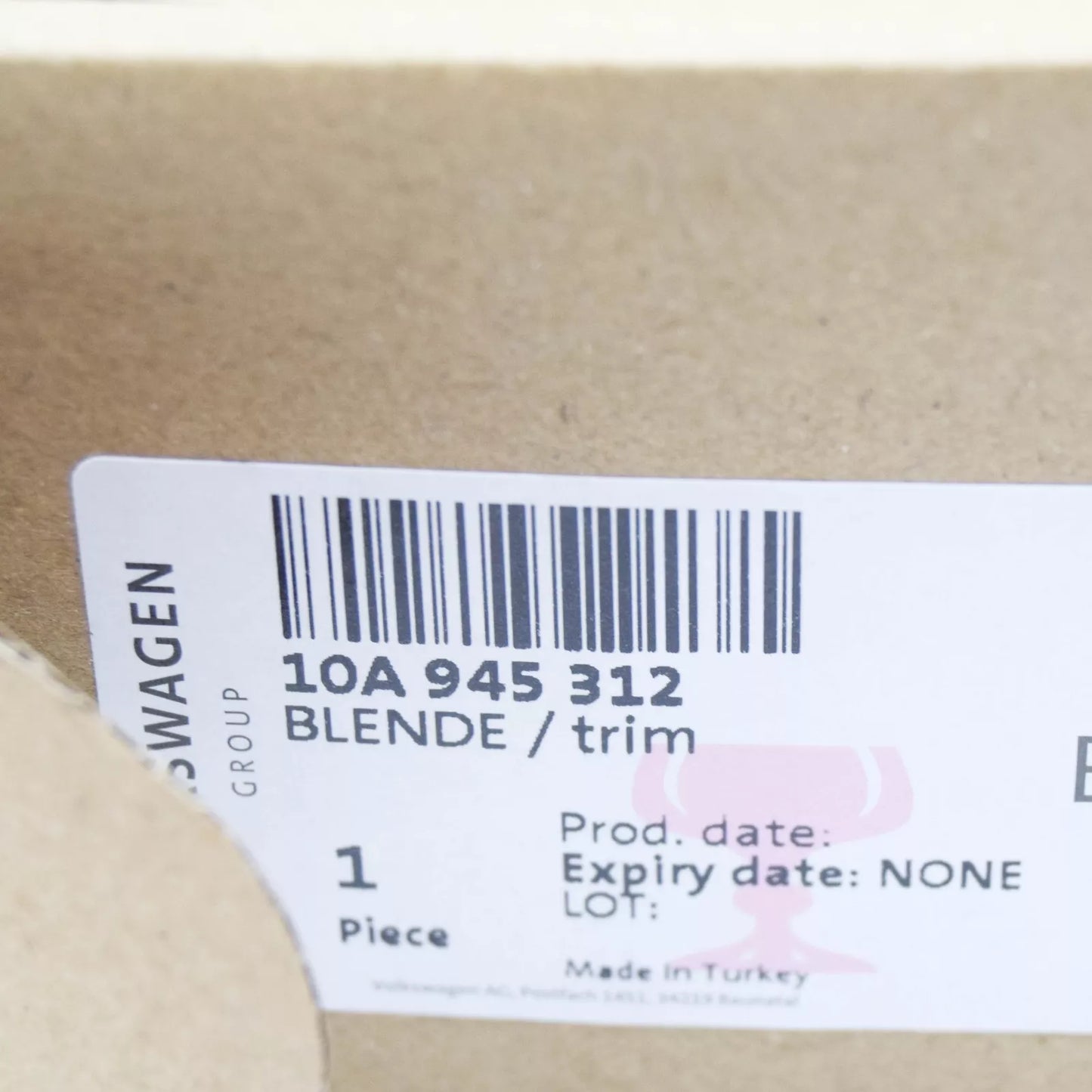 NEW VW ID.3 E11 REAR RIGHT OUTER TAIL LIGHT TRIM 10A945312 ORIGINAL