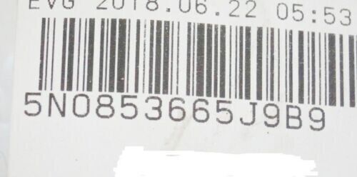 NEW VW TIGUAN MK1 FRONT BUMPER LEFT FOG LIGHT GRILLE 5N0853665J9B9 ORIGINAL