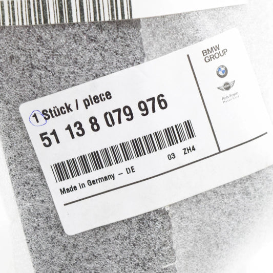 NEW BMW 8 F91 FRONT BUMPER CAMERA MOUNTIG COVER 51138079976 8079976 ORIGINAL