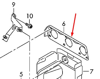 NEW VOLKSWAGEN POLO 6R 6C MANIFOLD EXHAUST GASKET 03E253039B