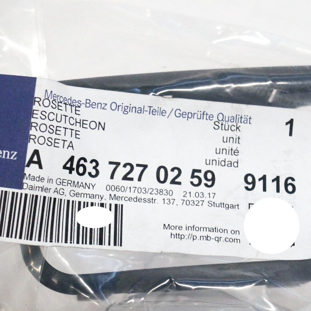 NEW MB G-CLASS W463 DOOR WINDOW CONTROL SWTICH BRACKET A46372702599116 ORIGINAL