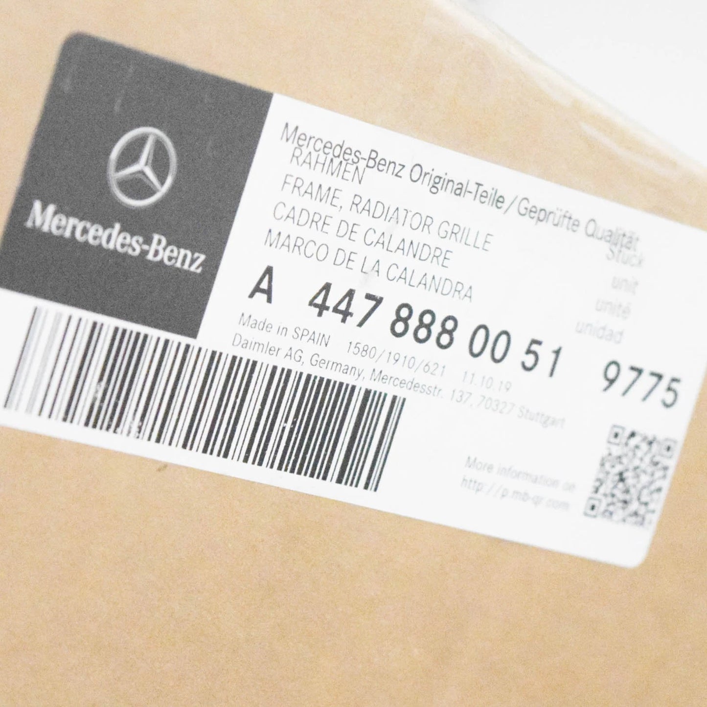 NEW MERCEDES BENZ VITO 447 FRONT RADIATOR GRILLE TRIM A44788800519775