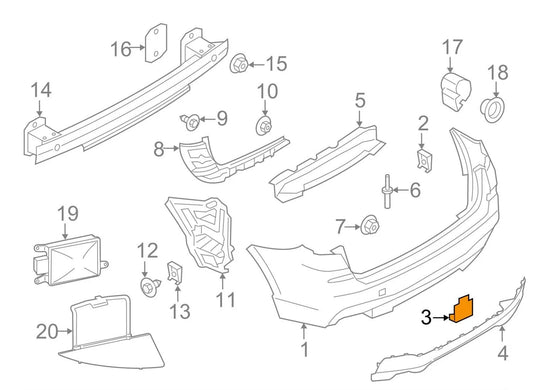 NEW BMW F26 X4 REAR BUMPER TOW HOOK EYE CAP COVER 51128066750 8066750 ORIGINAL