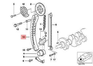 new bmw e34 e36 e46 z3 cabrio compact chain tensioner 1435970 11311435970