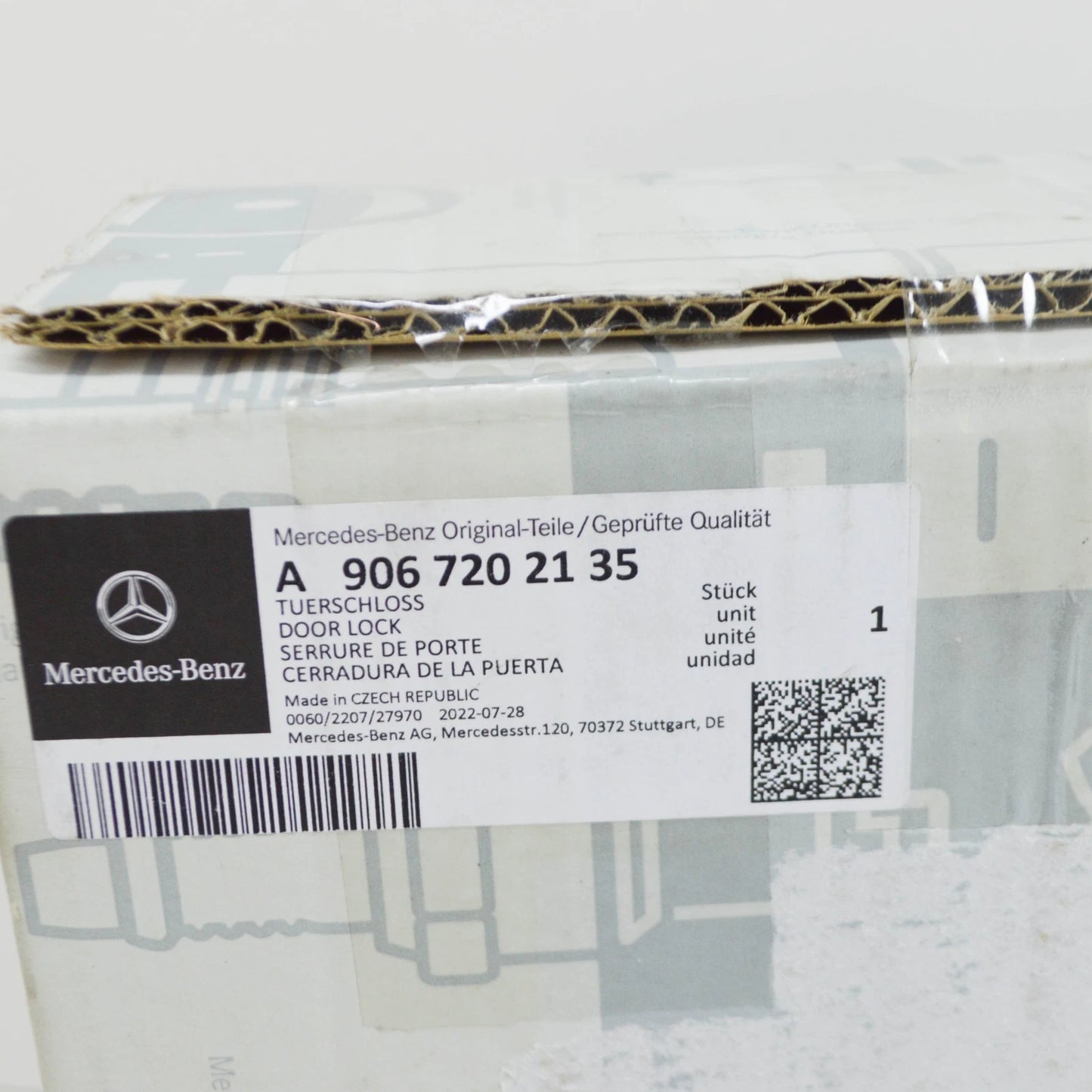 NEW MERCEDES-BENZ SPRINTER 906 FRONT LEFT DOOR LOCK LHD A9067202135 ORIGINAL