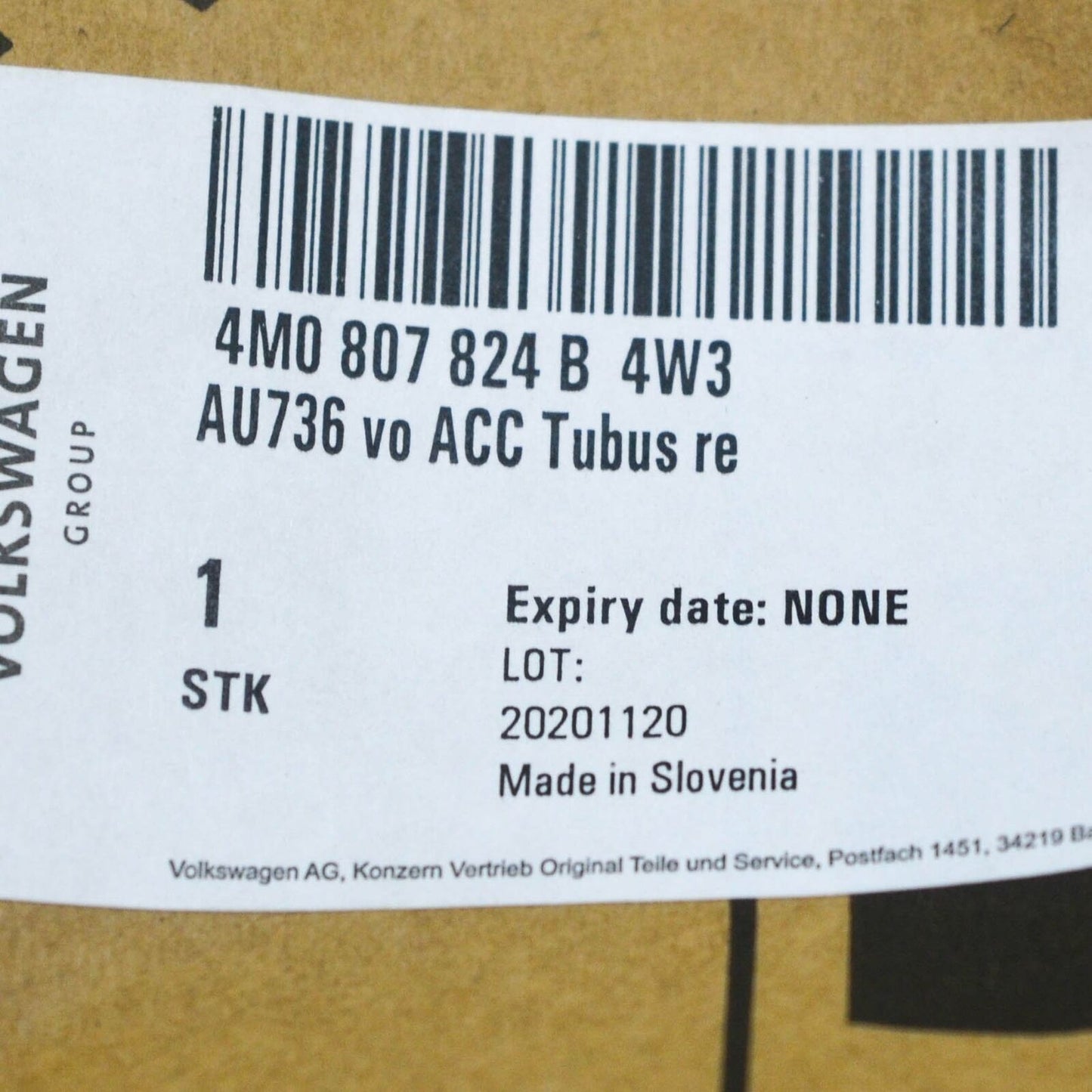 NEW AUDI Q7 4M FRONT RIGHT LOWER GRILLE MOLDING TRIM 4M0807824B4W3 ORIGINAL