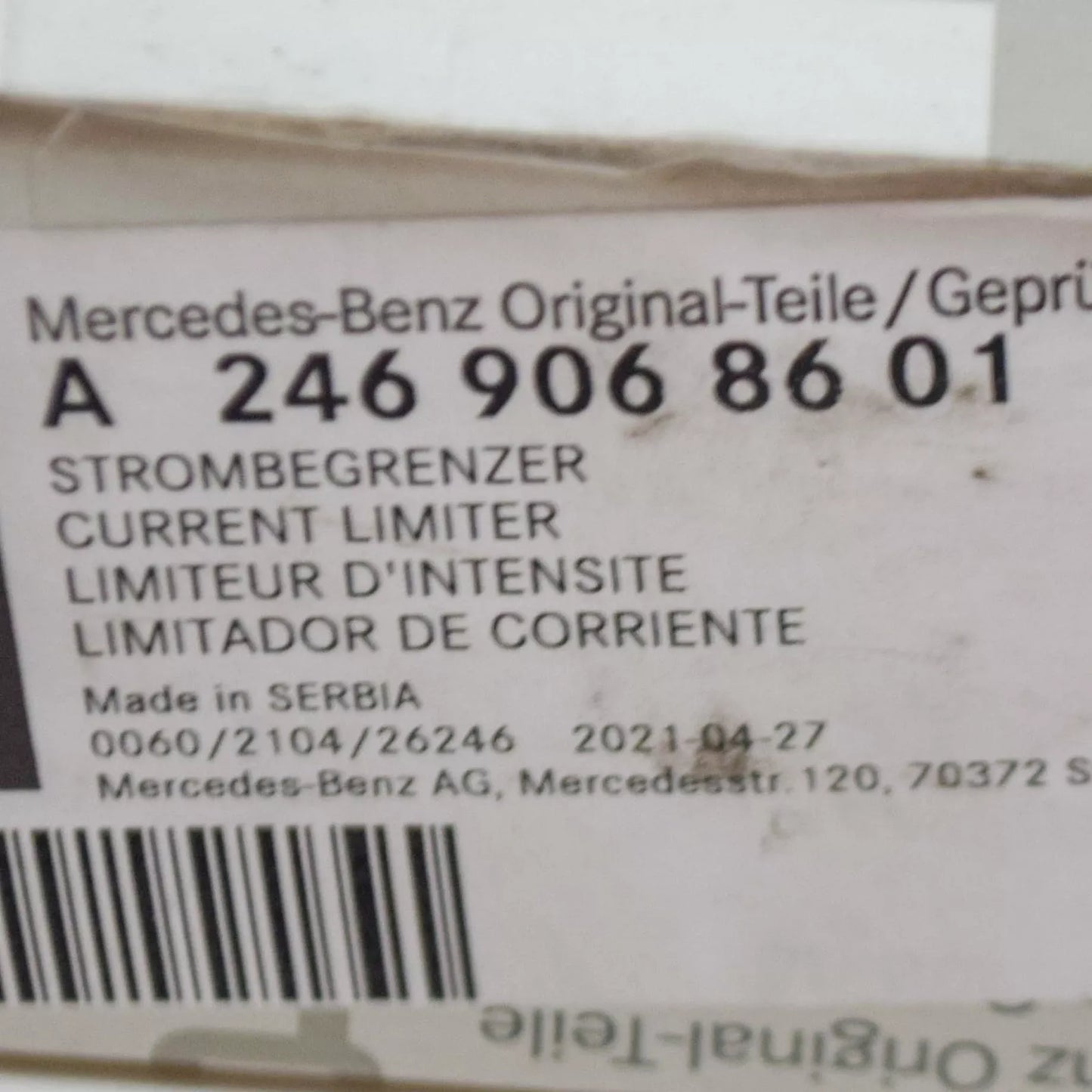 NEW MERCEDES-BENZ E W213 PLUS BATTERY CABLE JUNKCTION BLOCK A2469068601 ORIGINAL