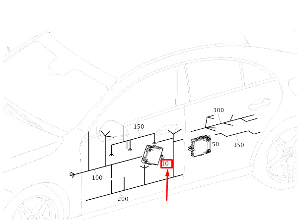 new mercedes-benz cla c118 front right door control unit a1779007416 original